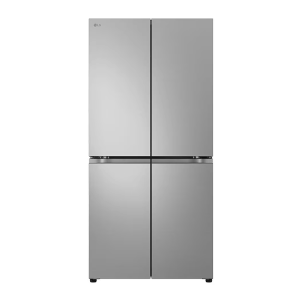 LG 4-Door Refrigerator 24FT Inverter Multi AirFlow Silver